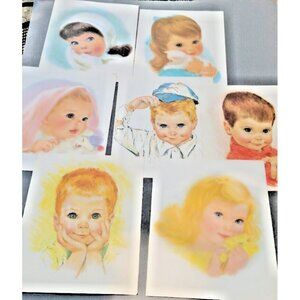 Northern Tissue Children Vintage Advertising Prints Set Of 7 Frances Hook